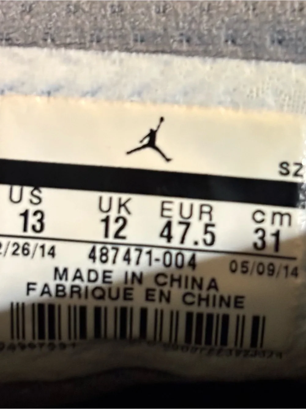Air Jordan 14 Retro Wolf Grey authentic